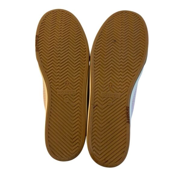 Rothy's The Lace Up Sneaker pink women's size 11 like new - Picture 4 of 6